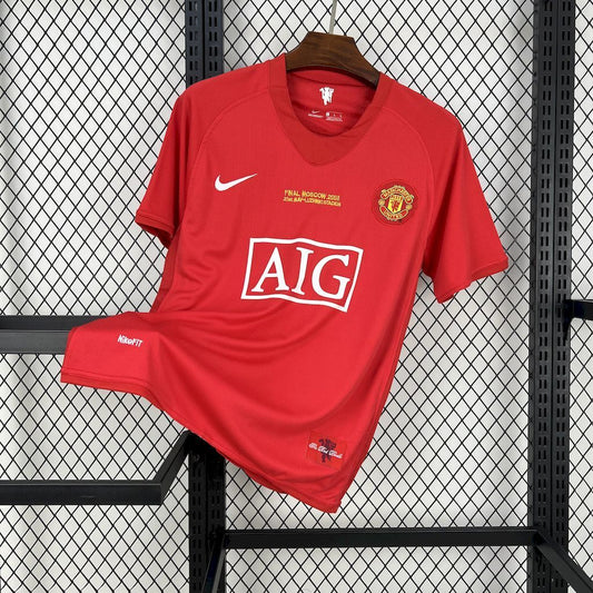 Manchester United 2007/08 Home UCL Retro Jersey