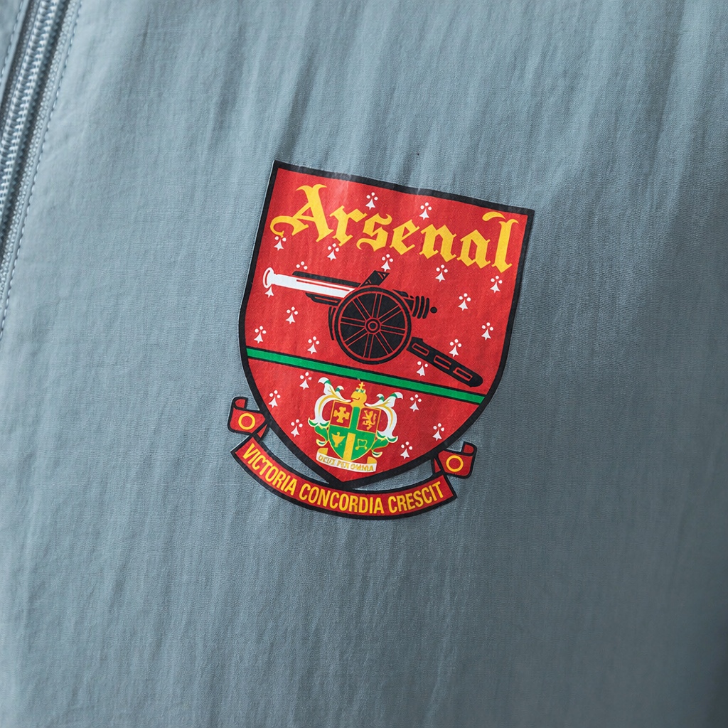 Arsenal Reversible Jacket Windbreaker worn both sides - Yellow & Grey